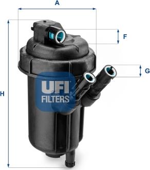 UFI 55.116.00 - Polttoainesuodatin inparts.fi