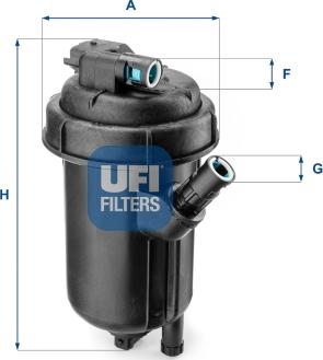 UFI 55.125.00 - Polttoainesuodatin inparts.fi