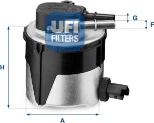 UFI 55.170.00 - Polttoainesuodatin inparts.fi