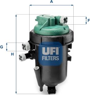 UFI 55.178.00 - Polttoainesuodatin inparts.fi