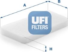 UFI 53.460.00 - Suodatin, sisäilma inparts.fi