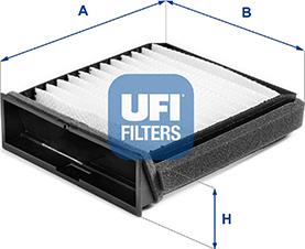 UFI 53.404.00 - Suodatin, sisäilma inparts.fi