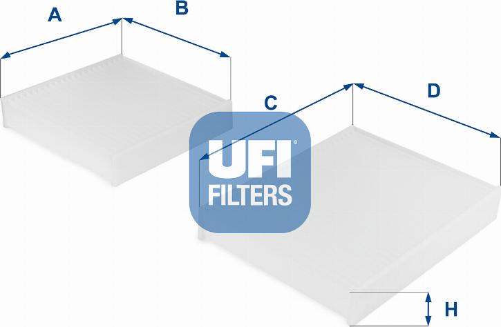 UFI 53.143.00 - Suodatin, sisäilma inparts.fi