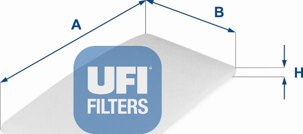 UFI 53.322.00 - Suodatin, sisäilma inparts.fi