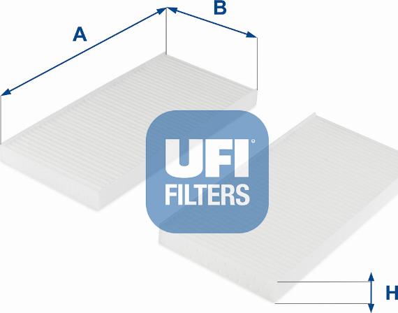 UFI 53.259.00 - Suodatin, sisäilma inparts.fi