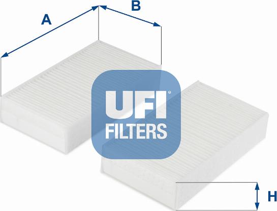 UFI 53.253.00 - Suodatin, sisäilma inparts.fi