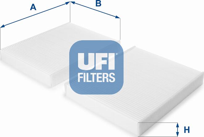 UFI 53.229.00 - Suodatin, sisäilma inparts.fi