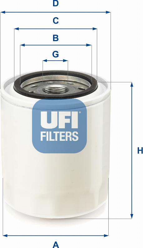 UFI 80.059.00 - Hydrauliikkasuodatin, automaattivaihteisto inparts.fi