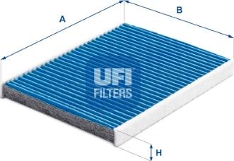 UFI 34.331.00 - Suodatin, sisäilma inparts.fi