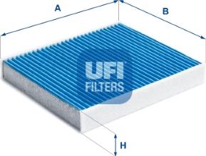 UFI 34.136.00 - Suodatin, sisäilma inparts.fi