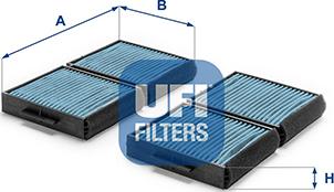 UFI 34.129.00 - Suodatin, sisäilma inparts.fi