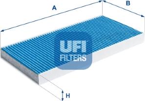 UFI 34.128.00 - Suodatin, sisäilma inparts.fi