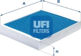 UFI 34.178.00 - Suodatin, sisäilma inparts.fi