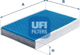 UFI 34.249.00 - Suodatin, sisäilma inparts.fi