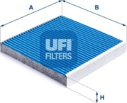 UFI 34.284.00 - Suodatin, sisäilma inparts.fi