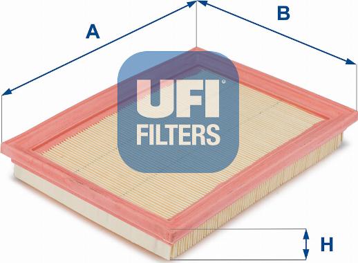 UFI 30.168.00 - Ilmansuodatin inparts.fi