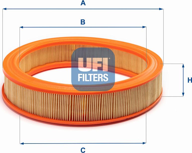 UFI 30.803.00 - Ilmansuodatin inparts.fi