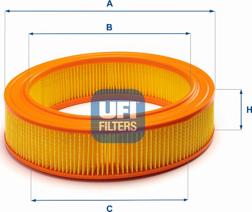 UFI 30.871.00 - Ilmansuodatin inparts.fi