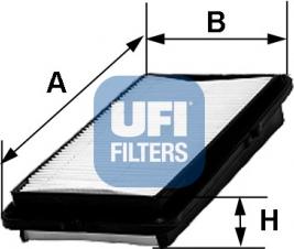 UFI 30.243.00 - Ilmansuodatin inparts.fi