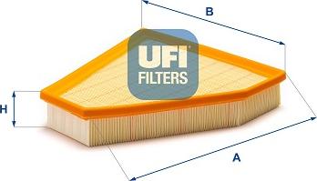 UFI 30.B17.00 - Ilmansuodatin inparts.fi