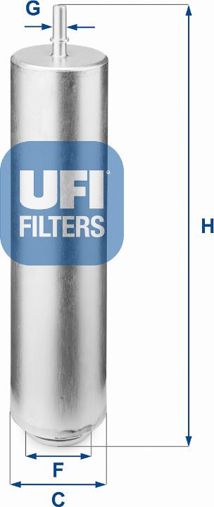 UFI 31.952.00 - Polttoainesuodatin inparts.fi