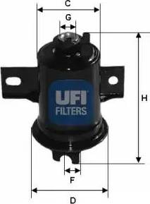 UFI 31.599.00 - Polttoainesuodatin inparts.fi