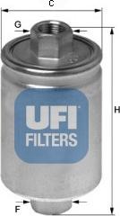UFI 31.564.00 - Polttoainesuodatin inparts.fi