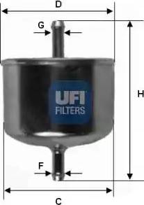 UFI 31.528.00 - Polttoainesuodatin inparts.fi