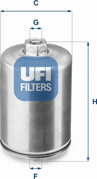 UFI 31.748.00 - Polttoainesuodatin inparts.fi