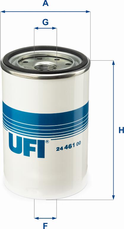 UFI 24.461.00 - Polttoainesuodatin inparts.fi