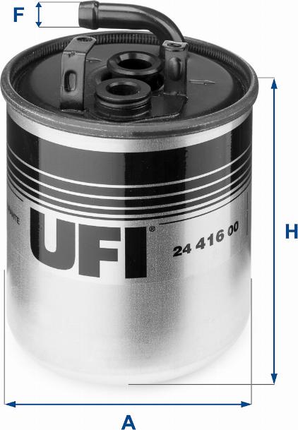 UFI 24.416.00 - Polttoainesuodatin inparts.fi