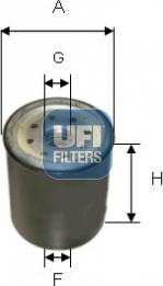 UFI 24.158.00 - Polttoainesuodatin inparts.fi