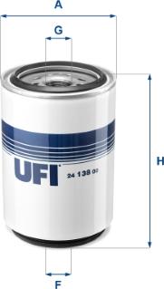 UFI 24.138.00 - Polttoainesuodatin inparts.fi
