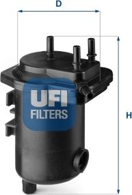 UFI 24.132.00 - Polttoainesuodatin inparts.fi