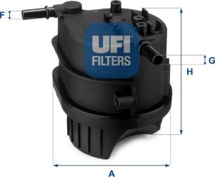 UFI 24.343.00 - Polttoainesuodatin inparts.fi