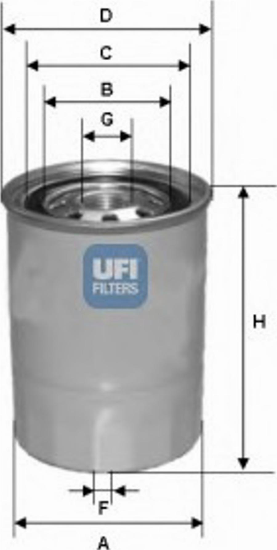 UFI 24.327.00 - Polttoainesuodatin inparts.fi