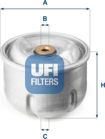 UFI 25.901.00 - Öljynsuodatin inparts.fi