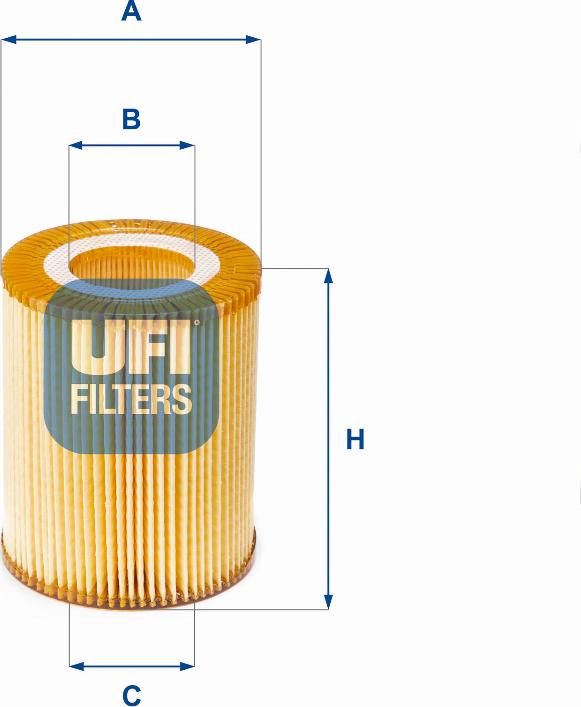 UFI 25.152.00 - Öljynsuodatin inparts.fi