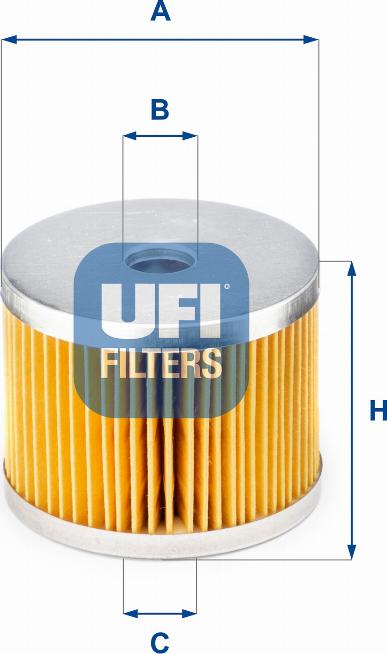 UFI 26.652.00 - Polttoainesuodatin inparts.fi