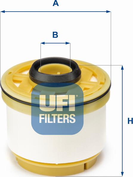 UFI 26.045.00 - Polttoainesuodatin inparts.fi