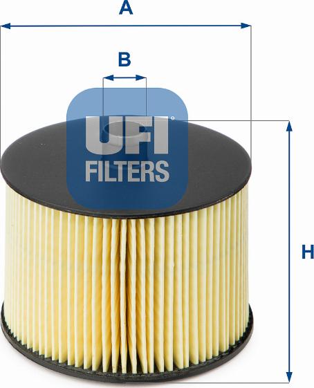 UFI 26.022.00 - Polttoainesuodatin inparts.fi