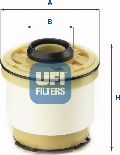 UFI 26.102.00 - Polttoainesuodatin inparts.fi