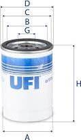 UFI 23.117.00 - Öljynsuodatin inparts.fi