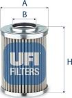 UFI 22.034.00 - Hydrauliikkasuodatin, automaattivaihteisto inparts.fi