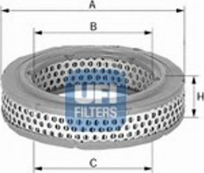 UFI 27.864.00 - Ilmansuodatin inparts.fi