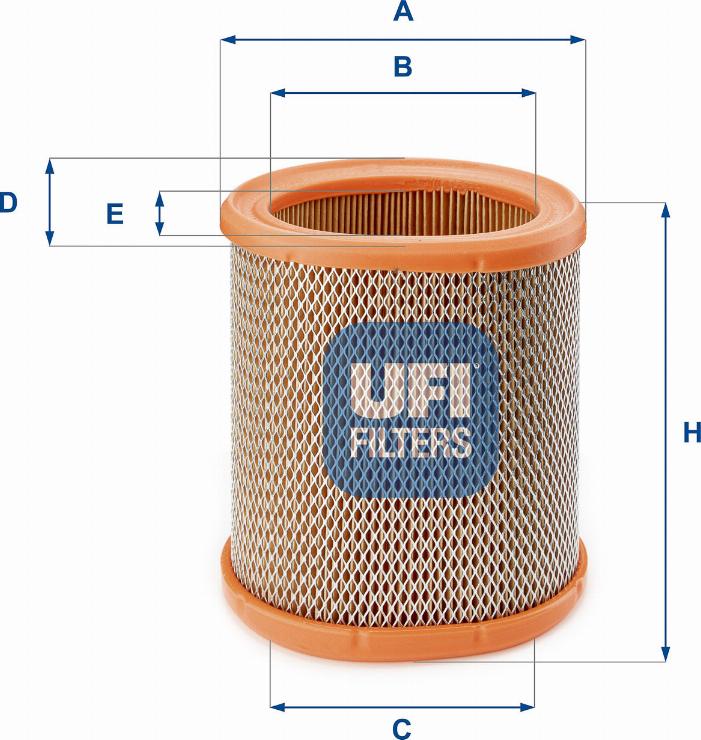 UFI 27.258.00 - Ilmansuodatin inparts.fi