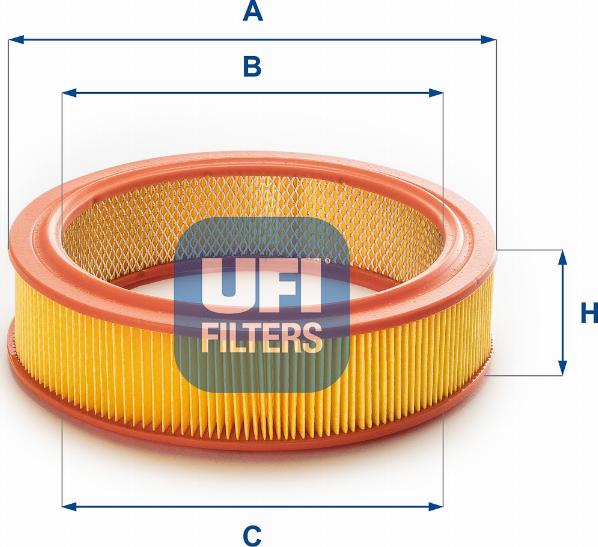 UFI 27.719.00 - Ilmansuodatin inparts.fi