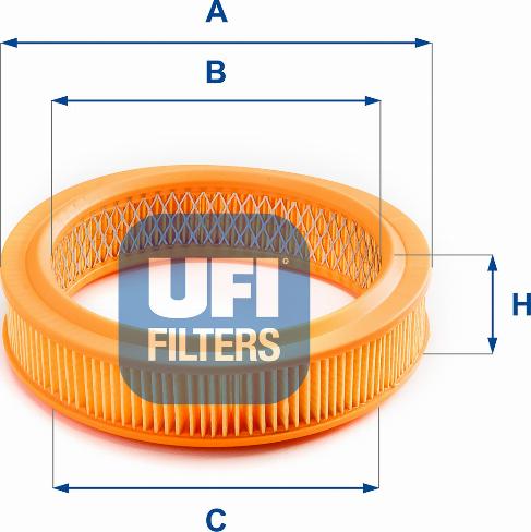 UFI 27.728.00 - Ilmansuodatin inparts.fi