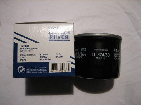 Unico Filter LI 874/80 - Öljynsuodatin inparts.fi