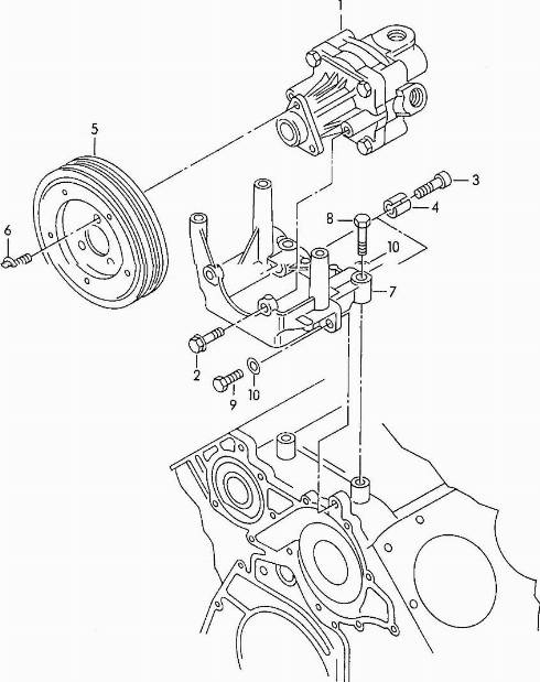 VAG 4B0145156 - Hydrauliikkapumppu, ohjaus inparts.fi